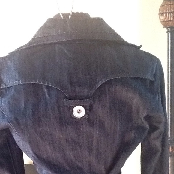 Baccini dark blue Jean jacket - Picture 5 of 6